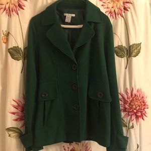 Green coat